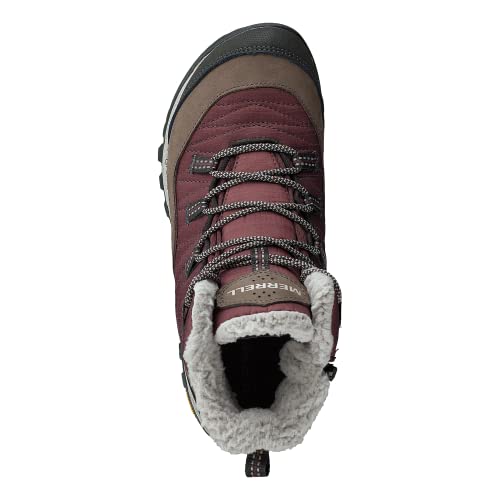 Merrell Women's Winter Boots Hiking, Marron, 6.5