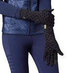 Smartwool Merino 250 Pattern Glove Black-Medium Gray Heather Micro Buff Check Xs