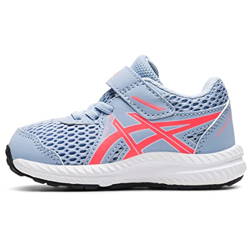 ASICS Girl's Contend 7 PS (Toddler/Little Kid) Mist/Blazing Coral 11 Little Kid M