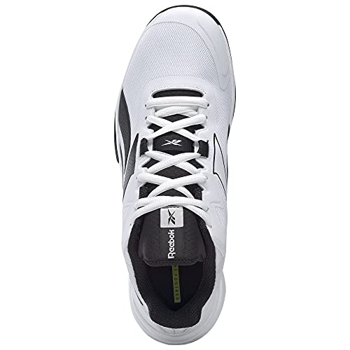 Reebok Men's Vision Mid Sneaker, White/Always Blue/Silver Metallic, 8.5