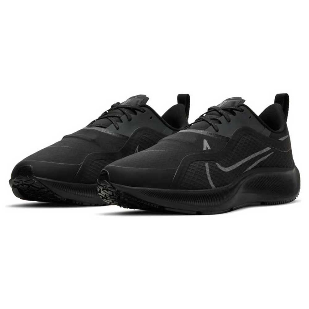 Nike Air Zoom Pegasus 37 Shield Mens Running Trainers CQ7935 Sneakers Shoes (UK 7.5 US 8.5 EU 42, Black Anthracite 001)