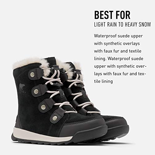 Sorel Boy's Snow Boot, Black, 10 us Little Kid