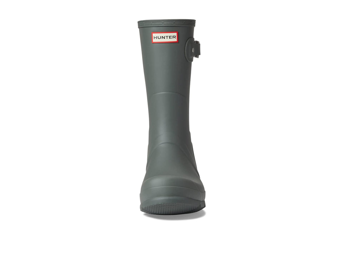 Hunter Original Short Rain Boots for Men - Vulcanized Natural Rubber Construction, Nylon Lining, and Comfy Boots Urban Grey 13 M