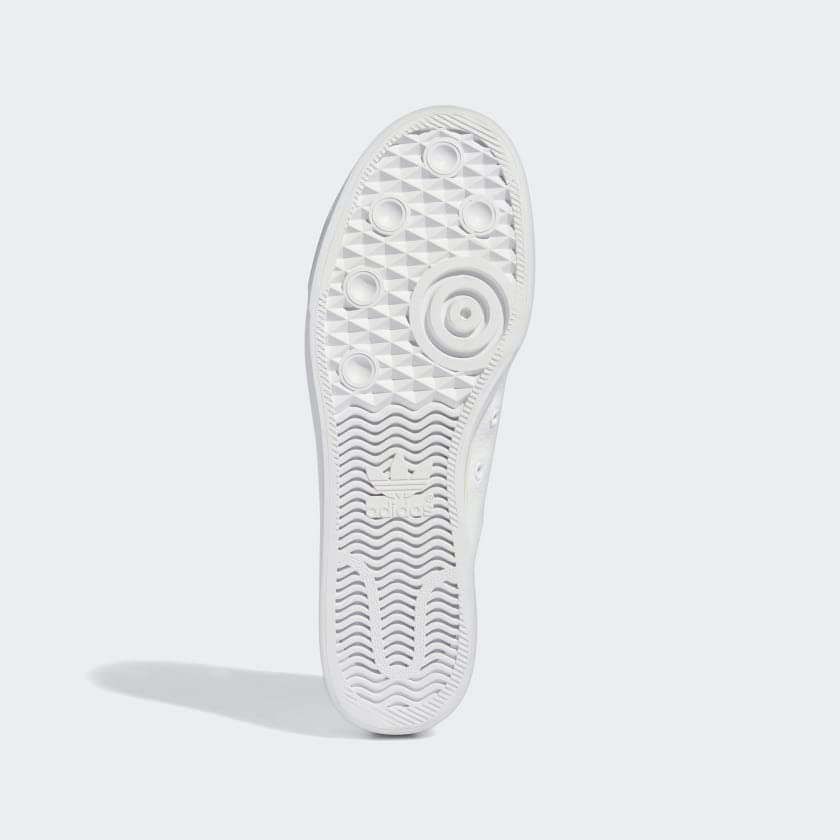 adidas Nizza Trefoil Shoes Men's, White, Size 10