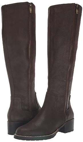 Donald Pliner Women's Philipa Knee High Boot, Dark Brown, 8.5