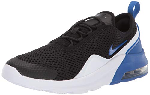 Nike Boy's Air Max Motion 2 (PS) Pre School Shoe Black/Game Royal/White Size 3 M US