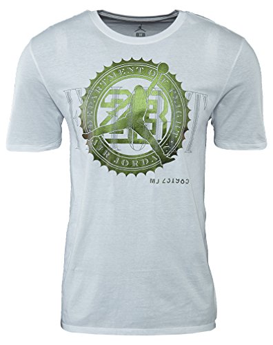 Jordan Pure Money Bank Note Men's T-Shirt 844290-100_S White