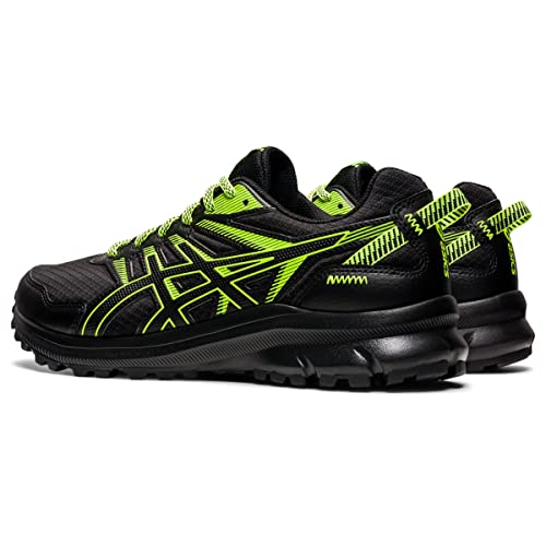 ASICS Men's Trail Scout 2 Running Shoes, 12, Black/Hazard Green