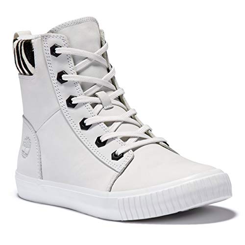 Timberland Skyla Bay 6" Boot White Nubuck/Zebra 9 B (M)