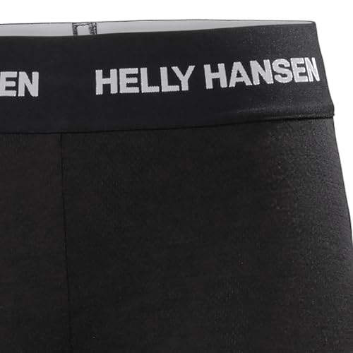 Helly-Hansen Womens LIFA Merino Midweight 3/4 Base Layer Pant, 990 Black, X-Large