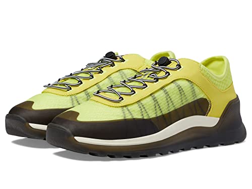Hunter Travel Trainer Sneakers for Women - Nylon and Mesh Upper and Regular Fit with Lace-Up Closure Zesty Yellow/Shaded White/Black 9 M
