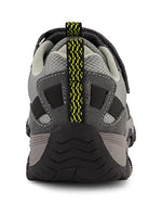 ZeroXposur Boys Denver Mesh Trail Shoes - Kids Hiking Shoes - Kids Trail Shoes (Dark Shadow, 4)