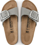 Birkenstock Women's Madrid Big Buckle Sandals, Dove Gray, Grey, 7-7.5 Medium US