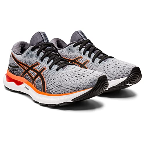 ASICS Gel-Nimbus® 24 Sheet Rock/Shocking Orange 7 EE - Wide
