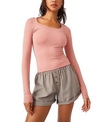 Free People Must Have Scoop Layering Smoke Rose XS-SM (Women's 0-6)