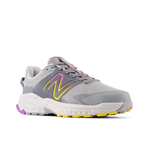 New Balance Women's Fresh Foam 510 V6 Trail Running Shoe, Shadow Grey/Cosmic Rose/Sunflower, 6.5 Wide