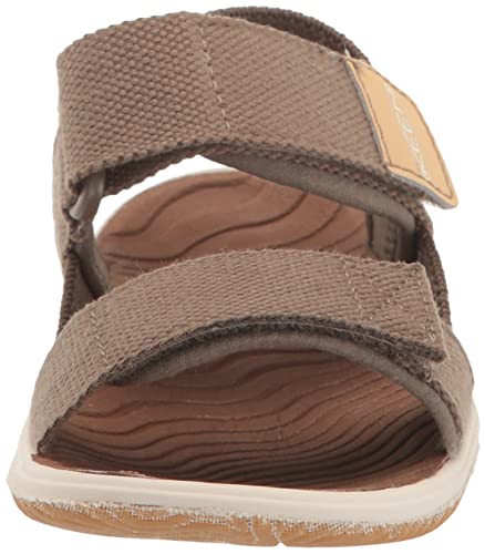 KEEN Elle Backstrap Casual Platform Open Toe Sandals, Brindle/Star White, 4 US Unisex Big Kid
