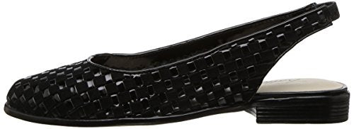 Trotters Women's Lucy Flat, Black Suede, 8.5 N US