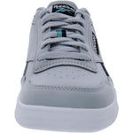 Reebok Unisex Court Advance Sneaker, Pure Grey3/Core Black/Classic Teal, 11 US Men