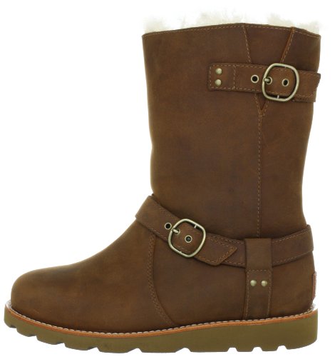 UGG Australia Women's Noira Brownstone Leather Boot 8 M US