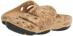 KEEN Women's Yogui Comfortable Slip On Lightweight Clogs, Caffe Latte Paisley, 11