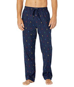 POLO RALPH LAUREN All Over Pony Player Woven Sleepwear Pants Cruise Navy/Primary Aopp LG