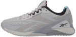 Reebok mens Nano X1 Cross Trainer, Pure Grey/Radiant Aqua, 12.5 US
