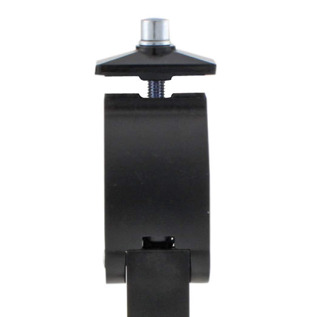 Ventura Double Leg Kickstand, Center-Mounted, Aluminum, Adjustable Without Tools for 24"-28" Bicycle, Black