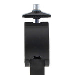 Ventura Double Leg Kickstand, Center-Mounted, Aluminum, Adjustable Without Tools for 24"-28" Bicycle, Black