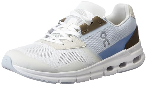 On Women's Cloudrift Sneakers, Ivory | Heather, White, Blue, 9.5 Medium US
