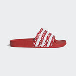 adidas Adilette Footwear White/Vivid Red/Footwear White 8 B (M)