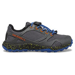 Merrell Altalight Low Alternative Closure Waterproof Sneaker, Grey/Orange, 10 US Unisex Big Kid