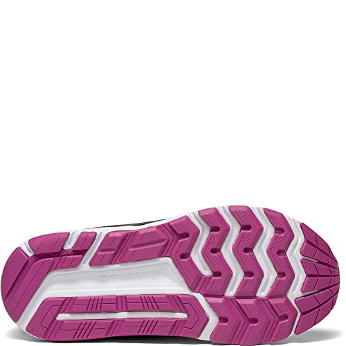 Saucony Women's Echelon 8 Running Shoe, Space/Razzle, 10.5 Wide