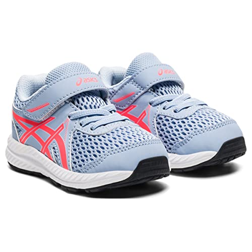 ASICS Girl's Contend 7 PS (Toddler/Little Kid) Mist/Blazing Coral 11 Little Kid M