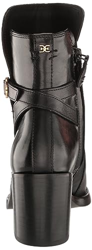 Sam Edelman Simona Fashion Boot Black Leather 7.5 Medium