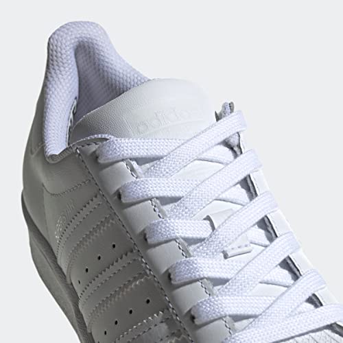adidas Originals Baby Unisex's Superstar Sneaker, White, 5 infant US