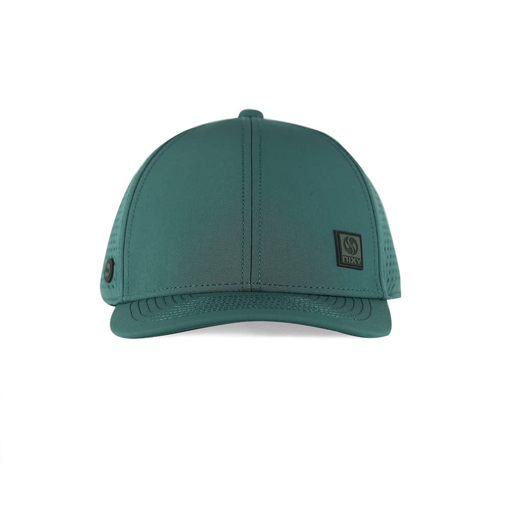 NIXY Stoked Cap - Premium Fitted, Lightweight Fabric, Maximum Breathability, and Moisture-Absorbing Design (Medium - Large, Teal Blue)