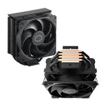 Cooler Master Hyper 212 Black CPU Air Cooler, SickleFlow 120 Edge PWM Fan, Aluminum Top Cover, 4 Copper Heat Pipes, 152mm Tall, AMD Ryzen AM5/AM4, Intel LGA 1851/1700/1200 Brackets