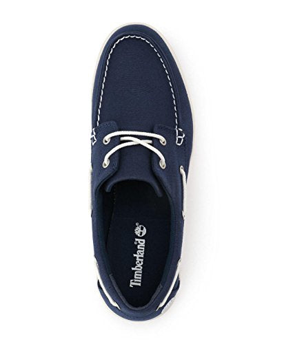 Timberland Men's Union Wharf 2 Eye Oxford Boat Shoes, Blue Navy Canvas, 7