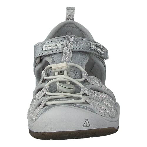 KEEN Unisex Kid's Moxie Sandal, SILVER 2 M US Big Kid