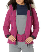 Obermeyer Tuscany Elite Jacket for Women - Fleece Chin Warmer, Interior Windguard, Comfortable and Cozy Winter Jacket Feel The Beet 4 One Size