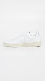 Veja Men's V-10 Sneakers, Extra White/White, 10 Medium US