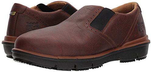 Timberland PRO Men's Boldon Slip-On Industrial Shoe, Brown, 7 Wide