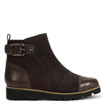 Donald Pliner Women's Cally Calf Suede Fashion Boot, Dark Brown, 10