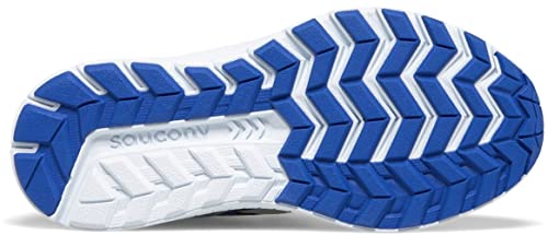 Saucony Unisex-Child Cohesion 14 Alternative Closure Sneaker, Navy/Grey/Grape, 11.5 M US Big Kid