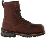 Timberland PRO Men's 8 Inch Boondock Composite Toe Waterproof Work and Hunt Boot, Brown Tumbled Leather, 11.5 W US