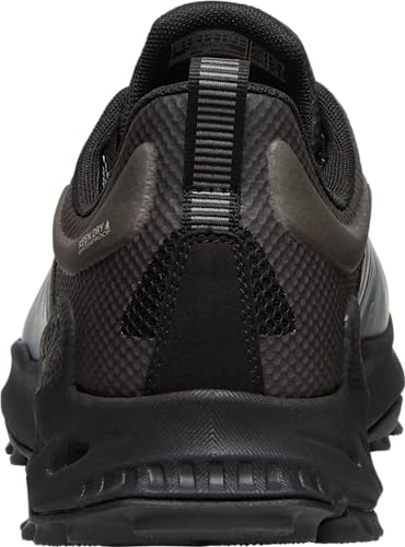 KEEN Men's Zionic Low Height Waterproof All Terrain Hiking Shoes, Dark Forest/Black, 8.5