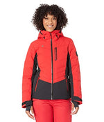 Obermeyer Cosima Down Jacket For Women - Removable Hooded Construction With Front Zipper Closure, Chic and Warm Jacket Brakelight 2 One Size