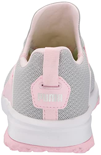 PUMA Fusion Evo Jr. Golf Shoe, High Rise-Pink Lady, 3 US Unisex Little Kid