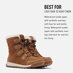 Sorel Boy's Snow Boot, Brown Elk, 1 us Little Kid